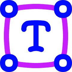 Text Box 1 Icon from Flex Neon Set