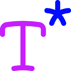 Text Footnote Icon from Flex Neon Set