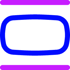 Text Image Center Icon from Flex Neon Set
