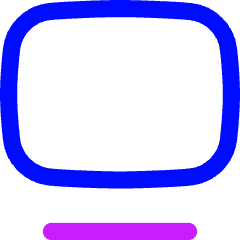 Text Image Top Icon from Flex Neon Set