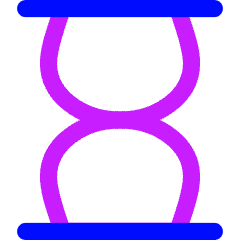 Hourglass Icon from Flex Neon Set