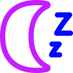 Snooze Icon from Flex Neon Set