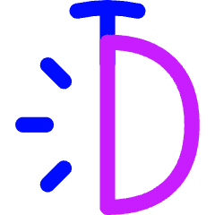 Stopwatch Half Icon from Flex Neon Set