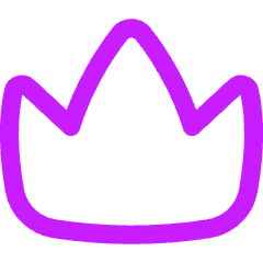 Crown Icon from Flex Neon Set