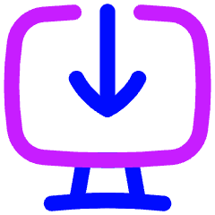 Download Computer Icon from Flex Neon Set
