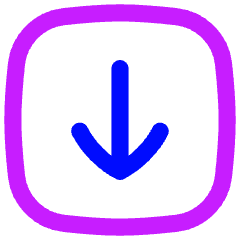 Download Square Icon from Flex Neon Set