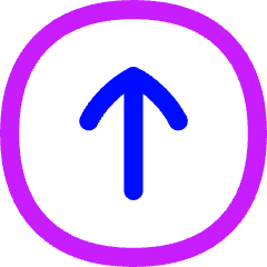 Upload Circle Icon from Flex Neon Set