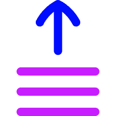 Upload Stack Icon from Flex Neon Set