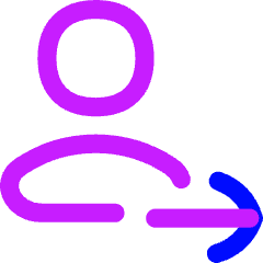 Following Icon from Flex Neon Set