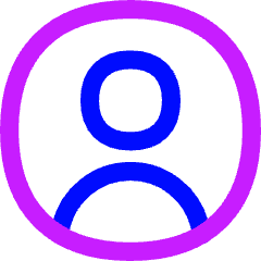 User Circle Single Icon from Flex Neon Set