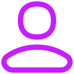User Single Neutral Icon from Flex Neon Set