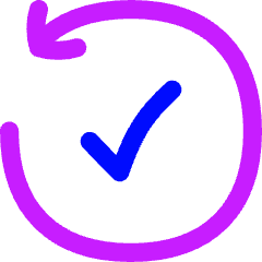 Check Backward Icon from Flex Neon Set