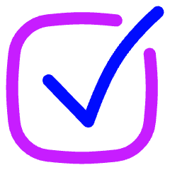 Check Square 2 Icon from Flex Neon Set