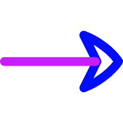 End Point Arrow Icon from Flex Neon Set