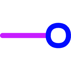 End Point Circle Icon from Flex Neon Set