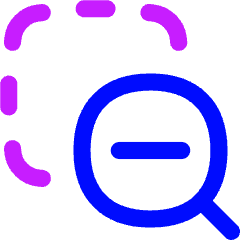 Zoom Out Area Icon from Flex Neon Set