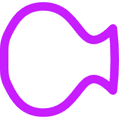 Warp Fish Icon from Flex Neon Set