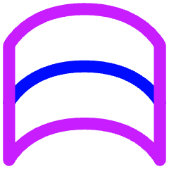 Wrap Arch Icon from Flex Neon Set