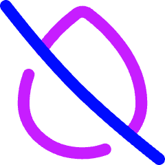 Humidity None Icon from Flex Neon Set