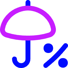 Rain Chance Icon from Flex Neon Set
