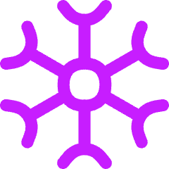 Snow Flake Icon from Flex Neon Set