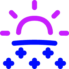 Sun Snow Icon from Flex Neon Set