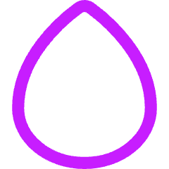 Water Drop Icon from Flex Neon Set