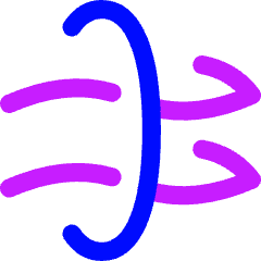 Wind Flow 3 Icon from Flex Neon Set