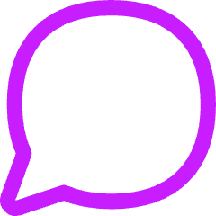 Chat Bubble Oval Icon from Flex Neon Set