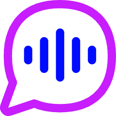 Voice Mail Bubble Oval Icon from Flex Neon Set