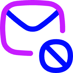 Inbox Block Icon from Flex Neon Set