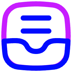 Inbox Content Icon from Flex Neon Set