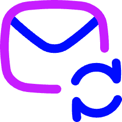 Mail Loading Icon from Flex Neon Set