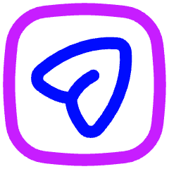 Send Email Square Icon from Flex Neon Set