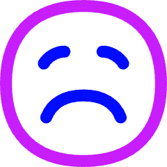 Smiley Crying 1 Icon from Flex Neon Set