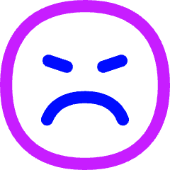 Smiley Mad Icon from Flex Neon Set