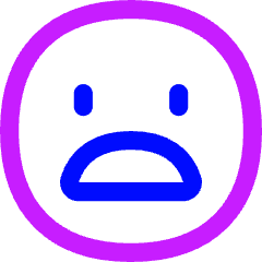 Smiley Sad Icon from Flex Neon Set