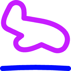Landing Icon from Flex Neon Set