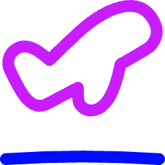 Take Off Icon from Flex Neon Set