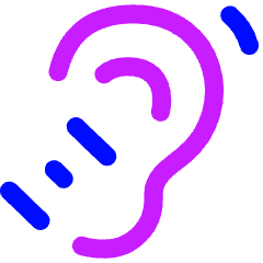 Hearing Deaf 2 Icon from Flex Neon Set