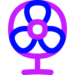 Fan Icon from Flex Neon Set