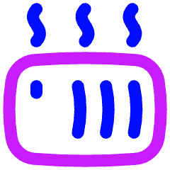 Heater Icon from Flex Neon Set