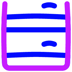 Hotel Bed 3 Icon from Flex Neon Set