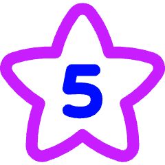 Hotel Five Star Icon from Flex Neon Set