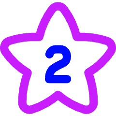 Hotel Two Star Icon from Flex Neon Set