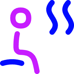 Sauna Room Icon from Flex Neon Set