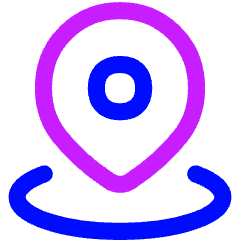 Location Pin 2 Icon from Flex Neon Set
