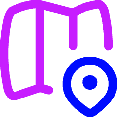 Map Location Icon from Flex Neon Set