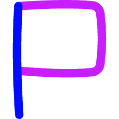 Rectangle Flag Icon from Flex Neon Set
