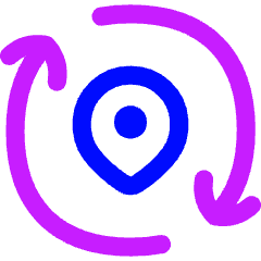 Refresh Location Icon from Flex Neon Set